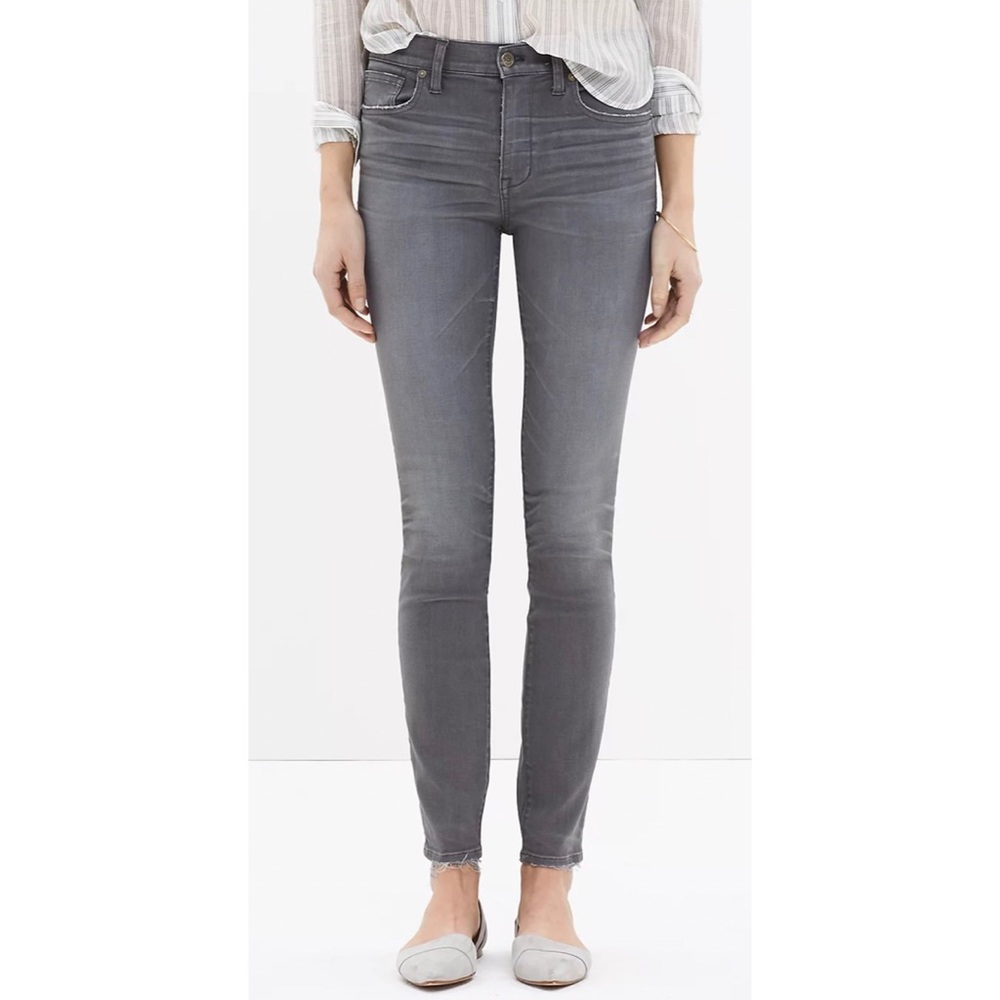 Madewell 9” High Riser Skinny Jean in Dusty Wash